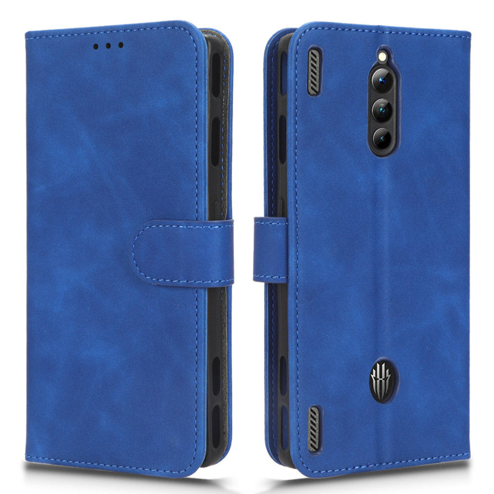 For ZTE nubia Red Magic 8 Pro 5G Skin-touch PU Phone Leather Case Wallet Stand Cell Phone Cover For ZTE nubia Red Magic 8 Pro 5G Skin-touch PU Phone Leather Case Wallet Stand Cell Phone Cover